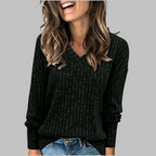 BEATA | Sweter z Dekoltem V