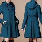 SYLWIA | Stylowa Kurtka z Kieszeniami i Kapturem