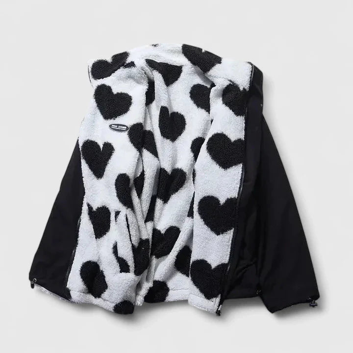 VEA | Dwustronna Kurtka z Mieszkanki Wełny