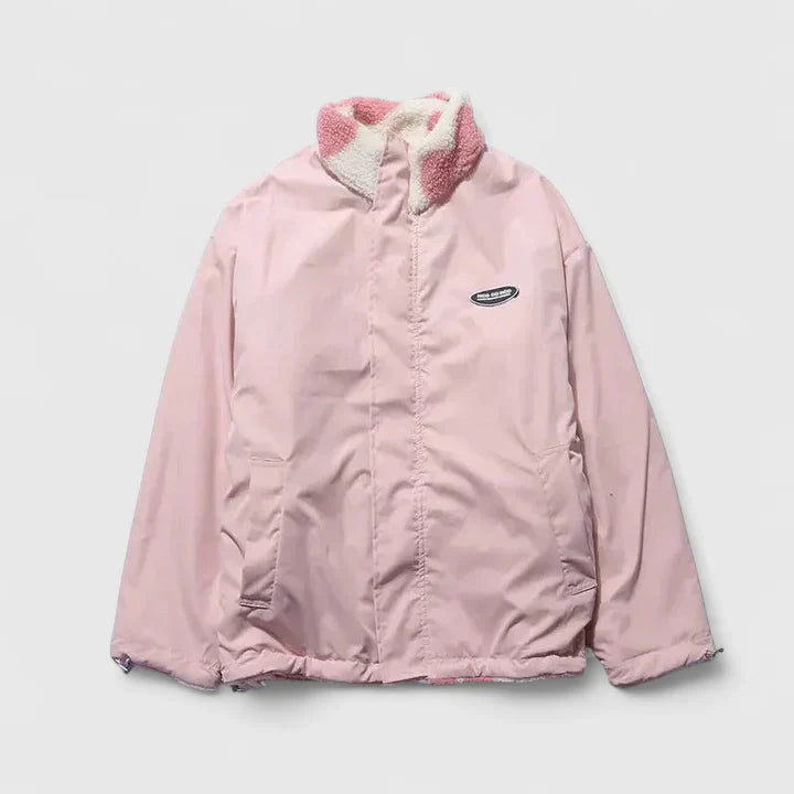 VEA | Dwustronna Kurtka z Mieszkanki Wełny