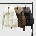 ALICJA | Wygodna Kurtka z Puszystym Kołnierzem